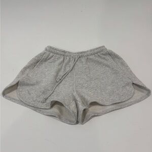 Brandy Melville Gray Athletic Shorts Soft Cotton-Blend
